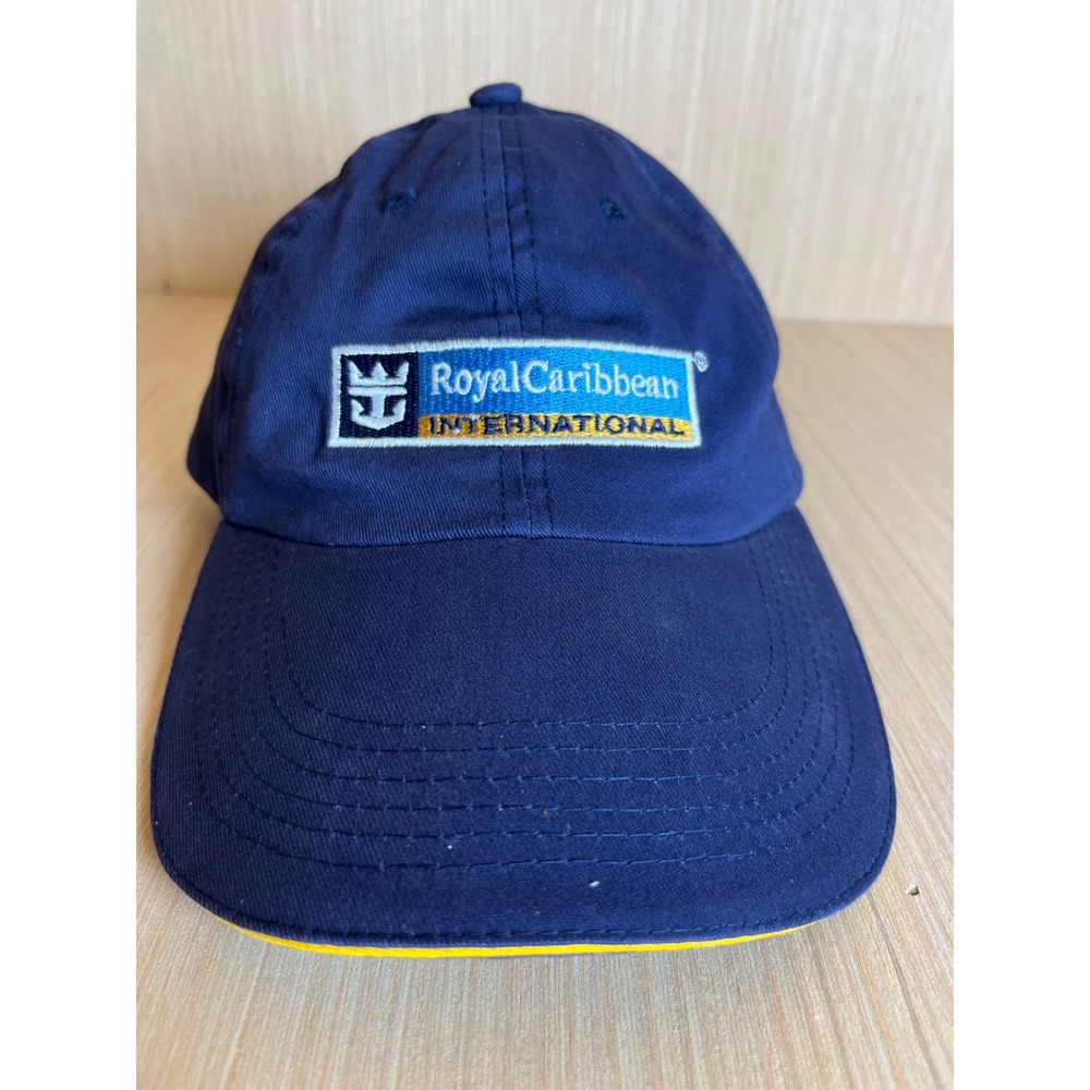 Vintage Royal Caribbean International Navy Blue Cotton Baseball Cap Adjustable